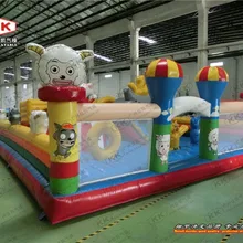 Гигантская Высококачественная конкурентоспособная напольная надувная горка для детей и взрослых