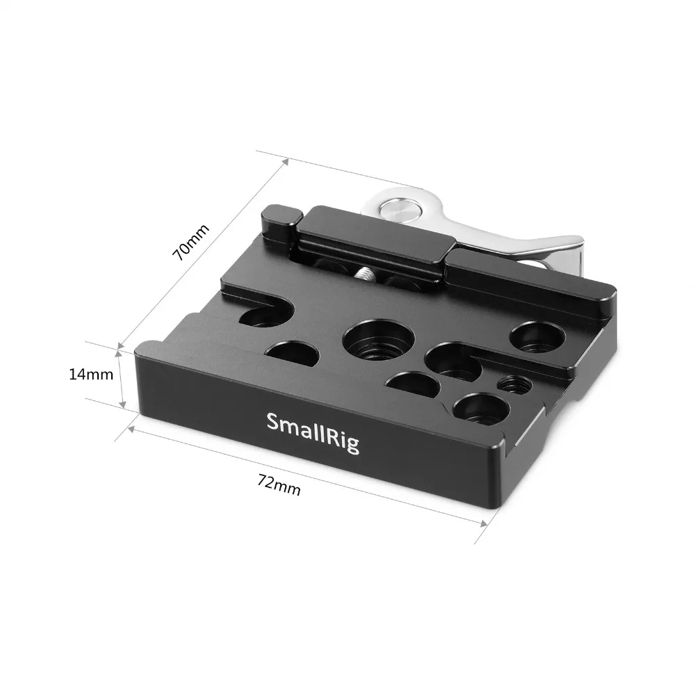 SmallRig Camera Monopod Head Quick Release Plate ( Arca-type Compatible) QR Plate For Arca-Swiss Plate Tripod Accessories 2143