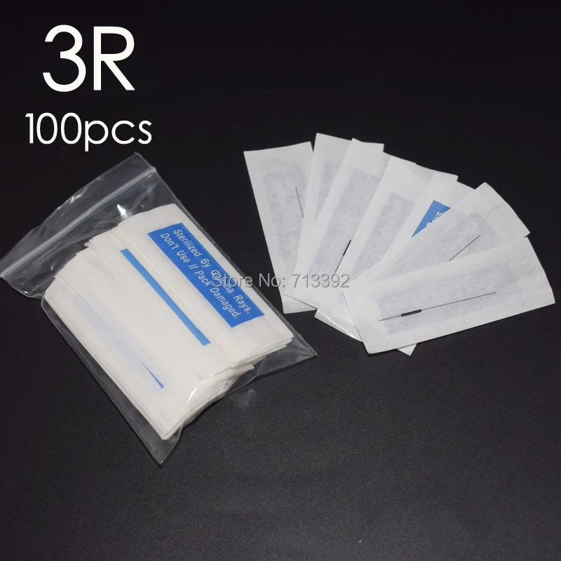 3R-Makeup Eyebrow Needles Sterilized 100pcs Permanent 