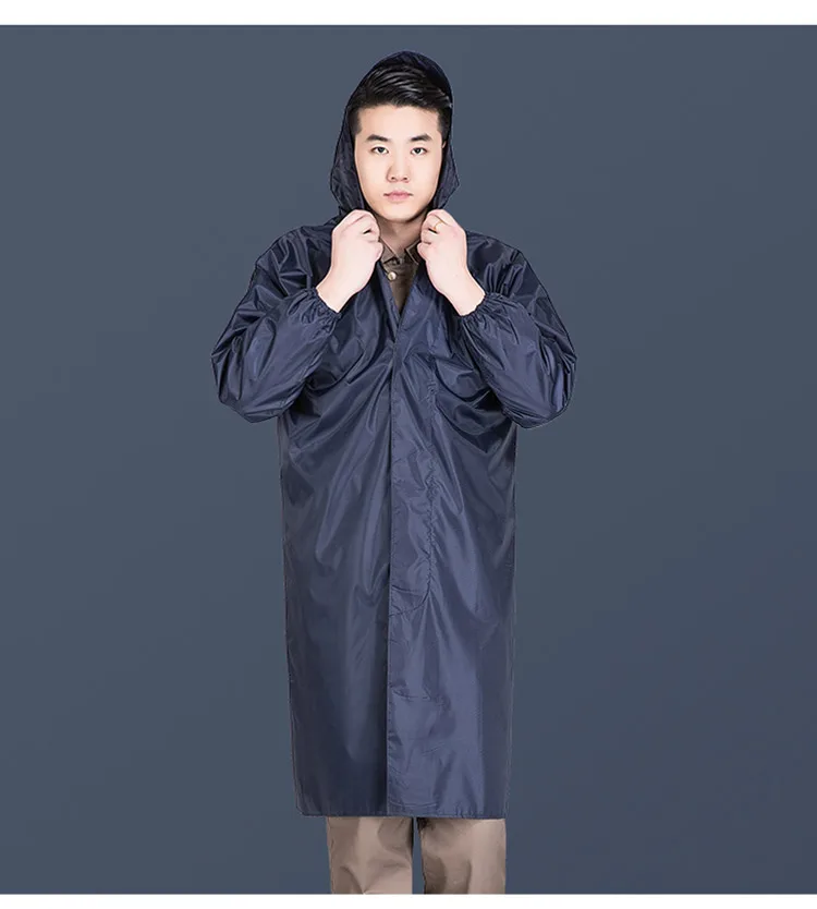 Men Raincoat Waterproof Hooded Rain Coat Construction Labor Work Clothing Fishing Motorcycle Bicycle Unisex Workwear  (10)