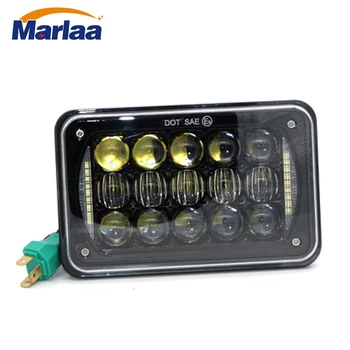 

Marlaa 4x6 Inch for Freightliner Classic Rectangular LED Headlights Sealed Beam Hi/Lo Double Beam DRL Daytime Driving Lamp