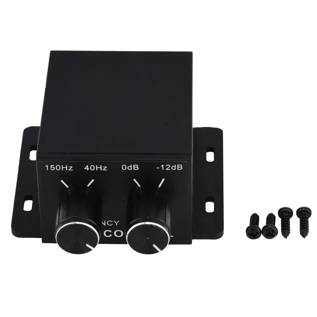 1pc Universal Car Amplifier Bass Controller Professional RCA Gain Level Car Power Amplifier Volume Equalizer 150Hz-40Hz Mayitr