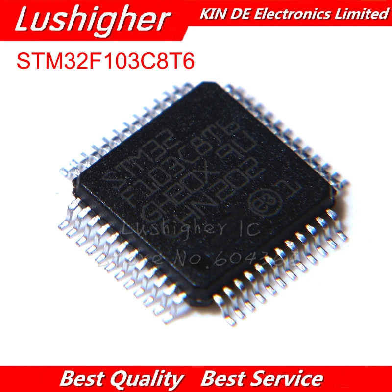 1 шт. STM32F103C8T6 32F103C8T6 QFP48 QFP|Интегральные схемы| |