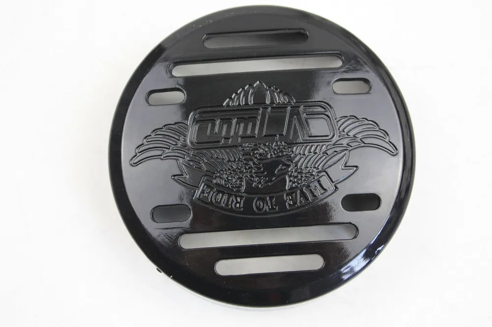 Для мотоцикла Kawasaki Vulcan 800 Yamaha V-Star 650 1100 Classic Silverado BLACK Horn Cover