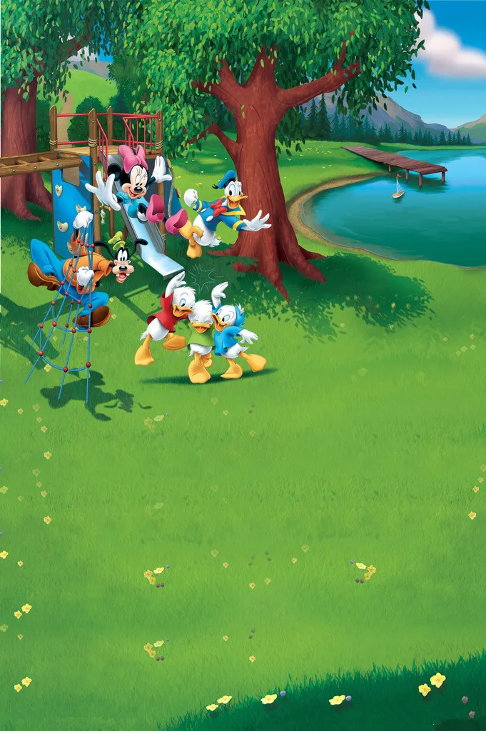 

SHENGYONGBAO 150cm*210cm Vinyl Backdrops for Photography Mickey Mouse Photo Studio Background NML-1043