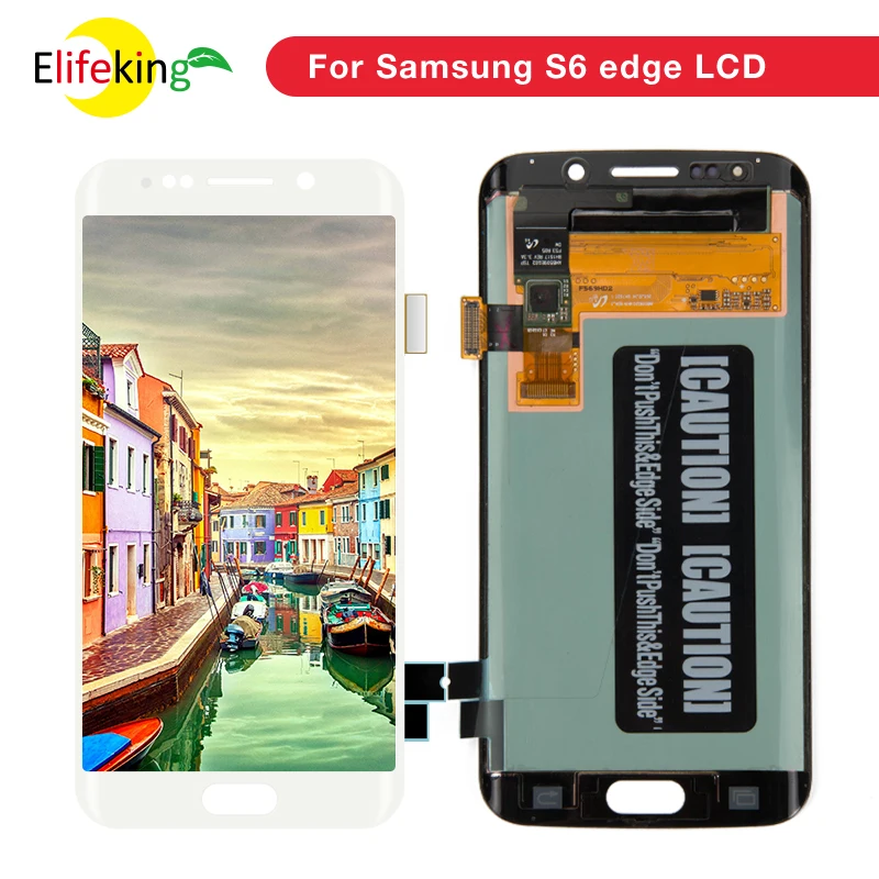 100% протестированный Super AMOLED для Samsung S6 edge G925F ЖК-дисплей дисплей сенсорный ЖК-экран