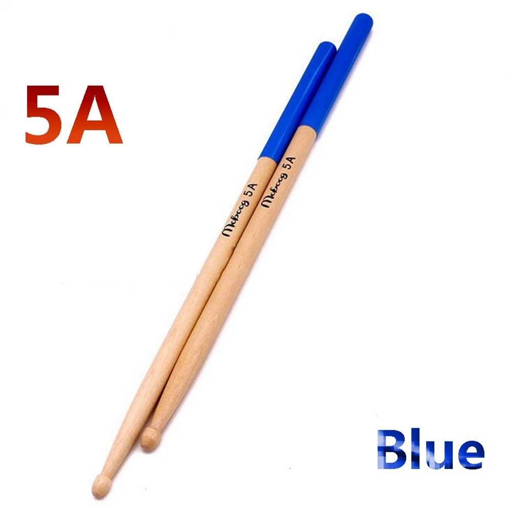 5А/7А противоскользящие кленовые барабанные палочки барабанная палка многоцветный 93 г - Цвет: 5A-blue