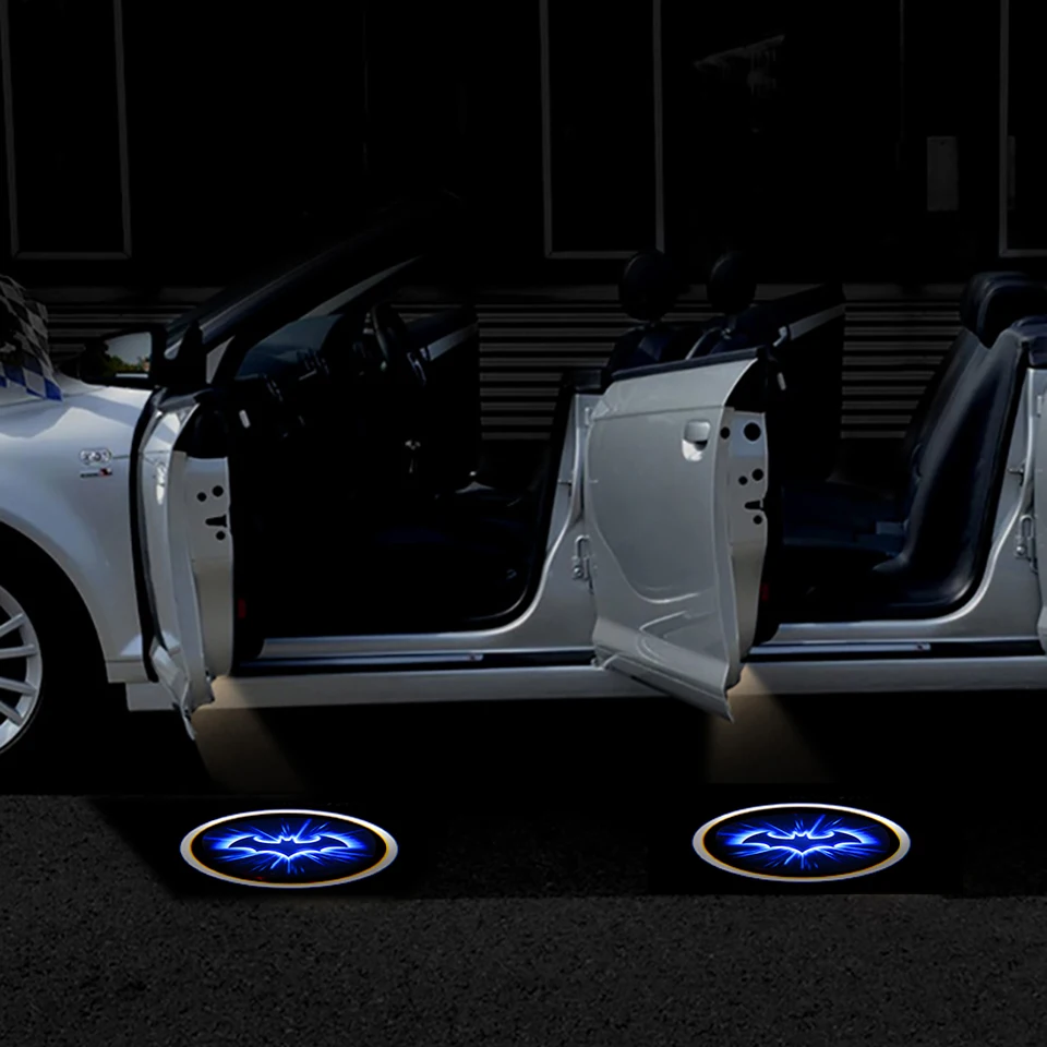 2pcs Wireless Car Door Led Welcome Laser Projector Logo Ghost Shadow Light Batman Car-styling Car Interior Lamp Light (8)