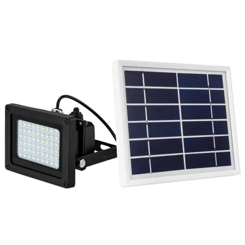 

54 LED Solar Sensor Floodlight Garden Waterproof Spot Lamp(with Frame)