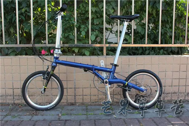 Fnhon CR-MO стальной складной велосипед 1" Minivelo Mini velo 9 скоростной велосипед велосипедный комбинезон V тормоз