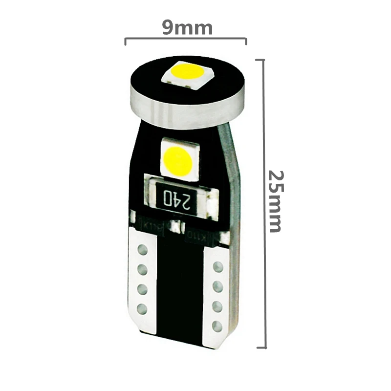 10 шт. T10 3 SMD 3030 светодиодный автомобильные Габаритные фонари W5W 194 168 192 3SMD светодиодный Двери Автомобиля светильник лампы для чтения купола лампочки Canbus без ошибок