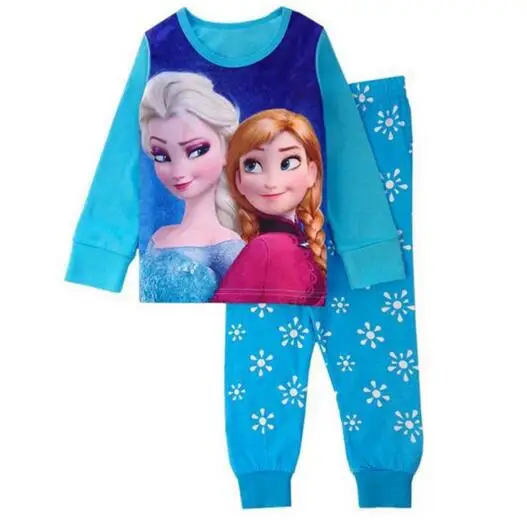 Новые детские пижамные комплекты для девочек; Пижама принцессы Белоснежки; детская пижама; одежда для сна; домашняя одежда; детская пижама с героями мультфильмов; От 2 до 7 лет - Цвет: color at picture