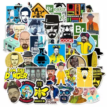 

50pcs Breaking Bad Stickers Creative design Doodle laptop lugggae wall Stickers