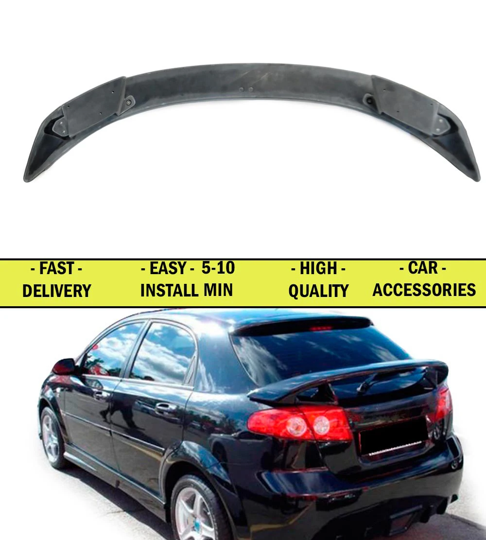 Spoiler case for Chevrolet Lacetti HB 2002 2013 ABS plastic decor
