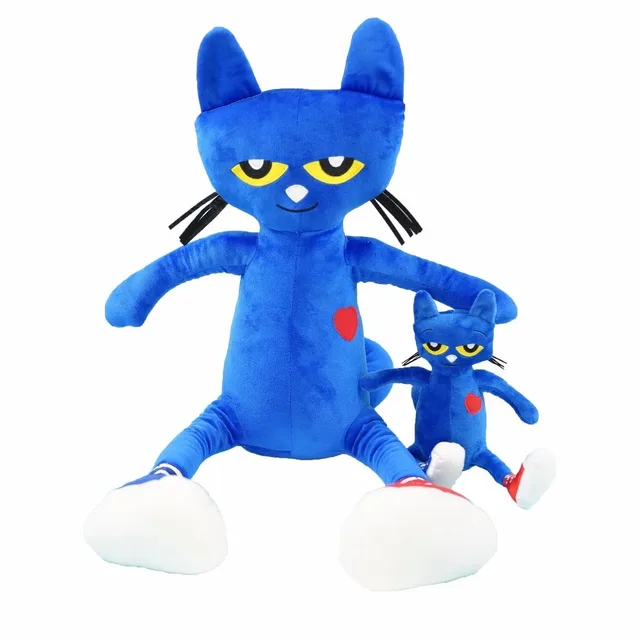 SELLWORLDER 35cm&79cm Pete the cat plush toys doll blue catin Movies