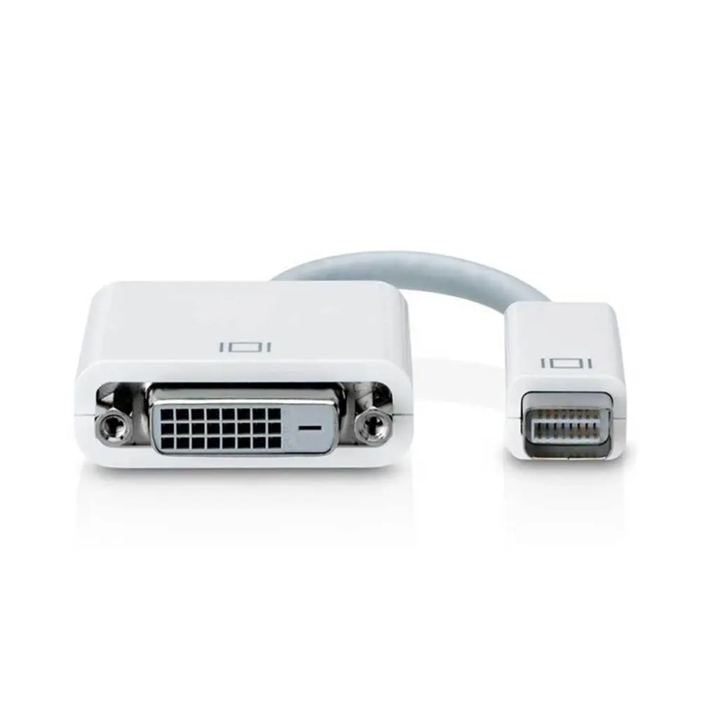 

MD01 MINI DVI TO DVI 24+5 Conveter Mini DVI to DVI iMac computer Mini-DVI video port Support for composite video output