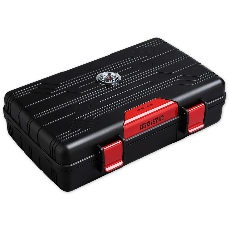 

waterproof LDPE Cigar Box Travel Portable 10 sticks Cigar Moisturizing Case Cigar Humidor CA-01