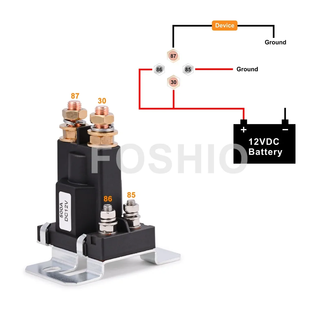 12V 24V 500A автомобильное реле Батарея автомобильный переключатель включения/Off Управление Переключатели Реле стартера автомобиля двойной Батарея изолятор Мощность мастер