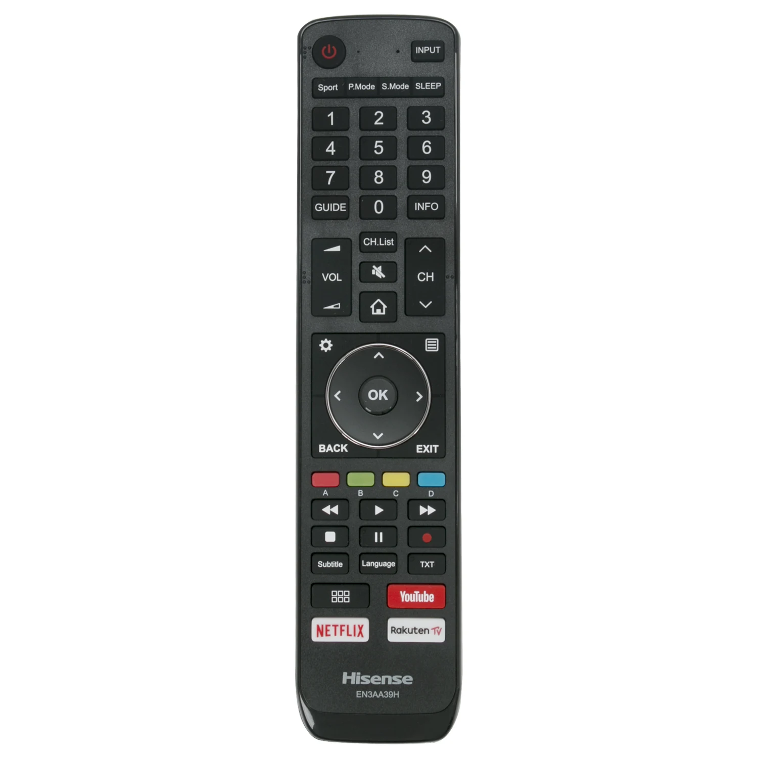 

New TV Remote control EN3AA39H for Hisense TV H50A6550 H55A6550 H43A6550