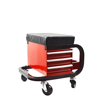 

Rolling Creeper Seat Mechanic Stool Chair Repair Tools Tray Shop Auto Car Garage