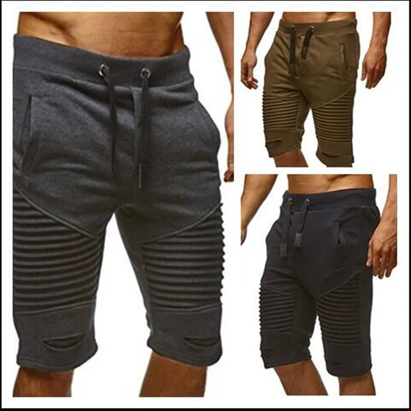 Лето европейский и американский взрывной морщины, отверстия, Колготки, поясов и прилив Шорты