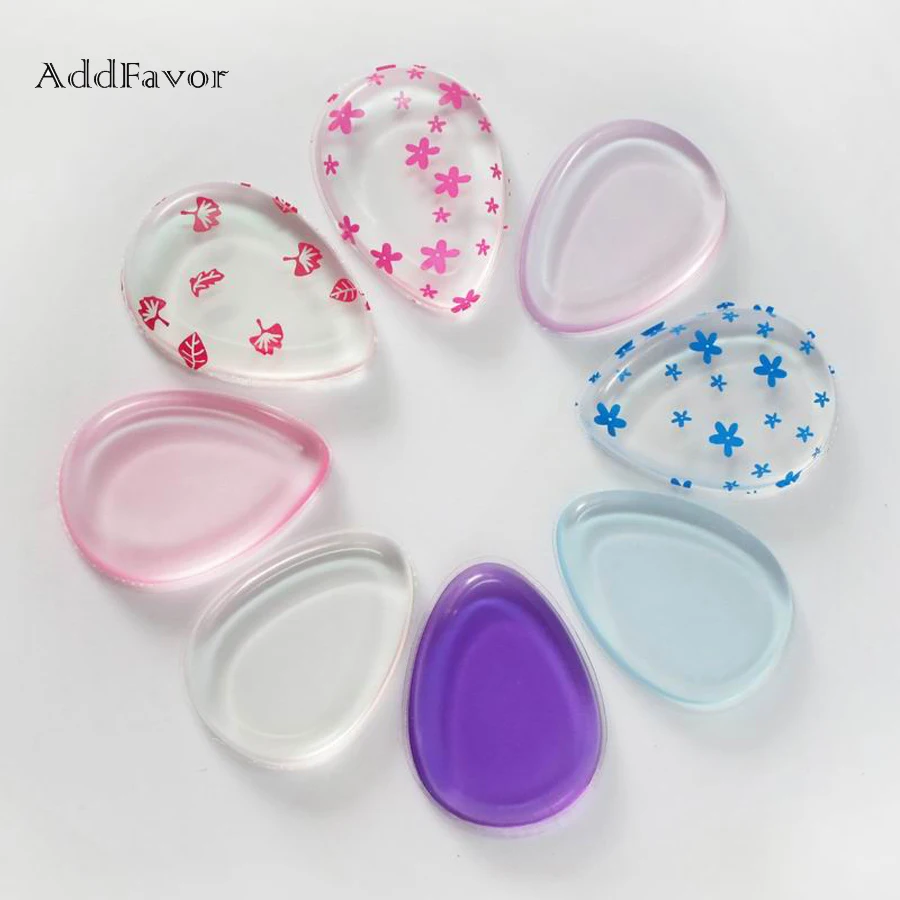 Addfavor 1 pcs لينة سيليكون إسفنج مسحوق تجميل الوجه مؤسسة كريم الوجه التجميل مخدة منتفخة من السيليكون أساسيات الجمال ماكياج أداة