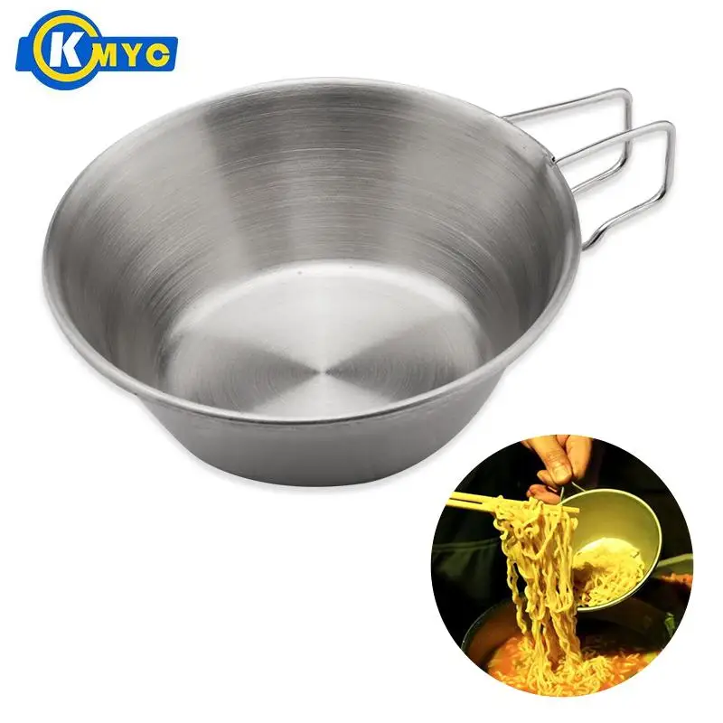 KMYC 304 Stainless Steel Handle Bowl With Measurement Unbreakable