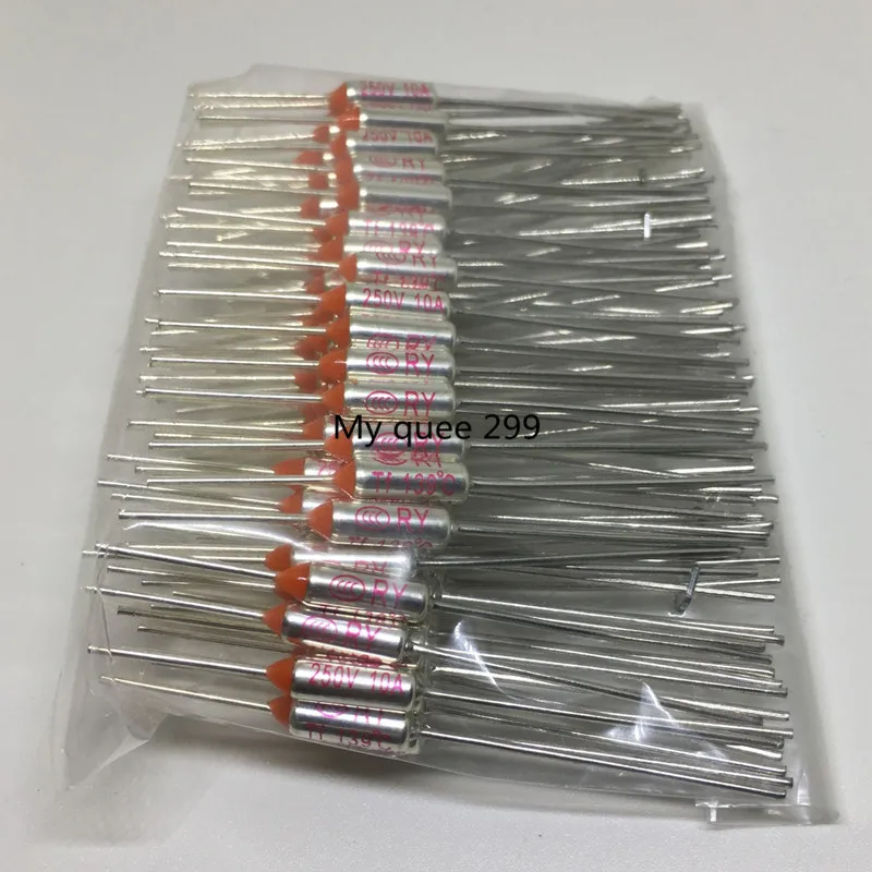Free Shipping Ry 100pcs/lot New Micro Thermal Fuse 10a 250v Ry 139 Degrees Tf 139 C Mini Temp