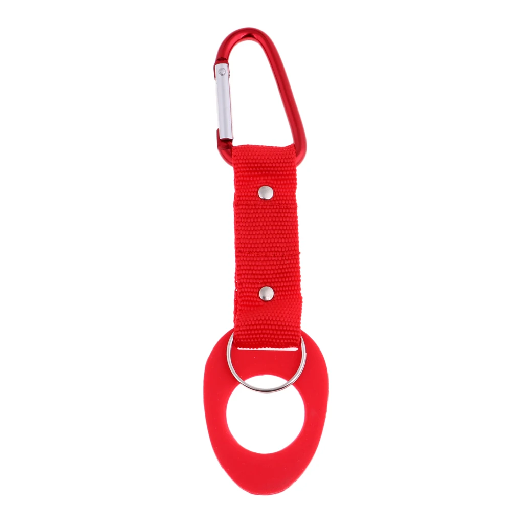 Climbing Water Bottle Holder Hooks Belt Molle Hanging Strap Webbing Buckle Clip Universal Size Outdoor Nylon Webbing Buckle