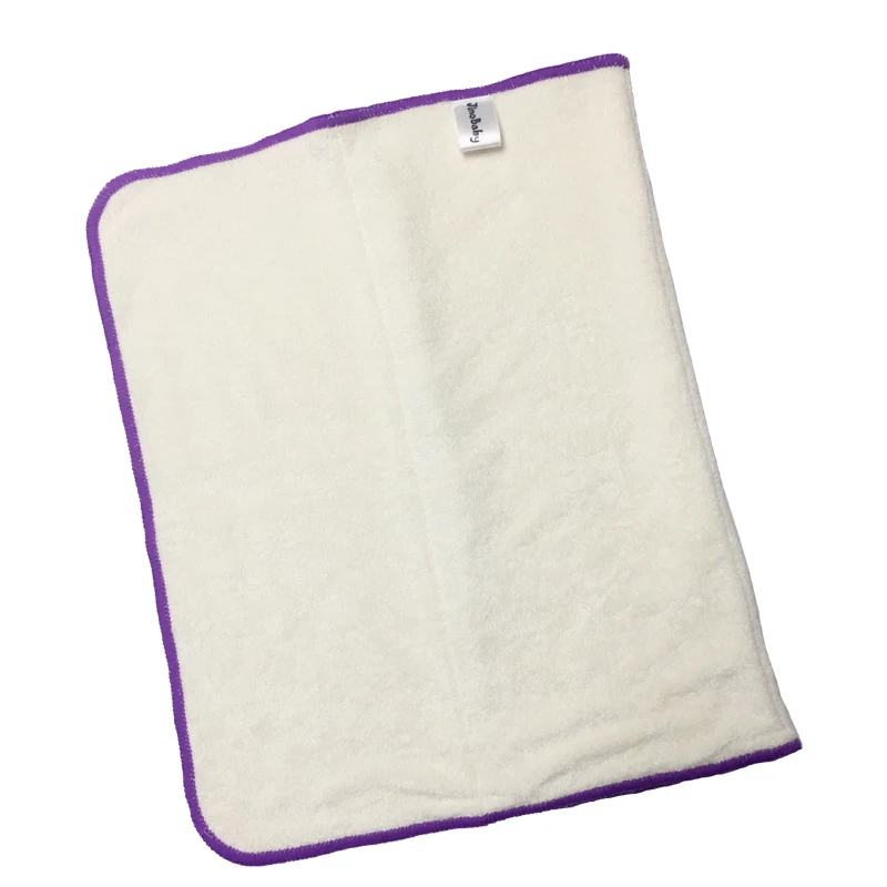 

JinoBaby folding insert bambous couches lavables Breathable Prefold Diaper Infant Nappy couche lavable 9Layers reuseable nappies