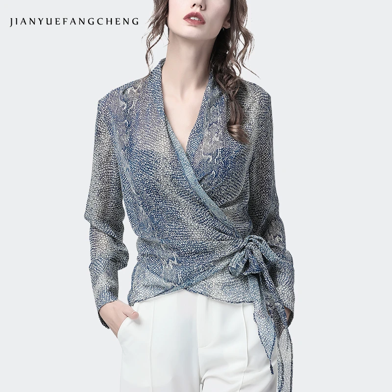 Womens Top Long Sleeve Fashion V-Neck Plus Size Snake Print T-Shirt Tops Blouse Womens Top Long Sleeve Fashion V-Neck Plus Size Snake Print T-Shirt Tops Blouse