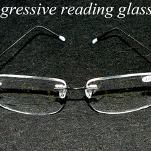 Очки для чтения, женские, Clara Vida, без оправы, супер светильник, 2g оправа, для мужчин и женщин, прогрессивные очки для чтения+ 1+ 1,5+ 2+ 2,5+ 3+ 3,5+ 4