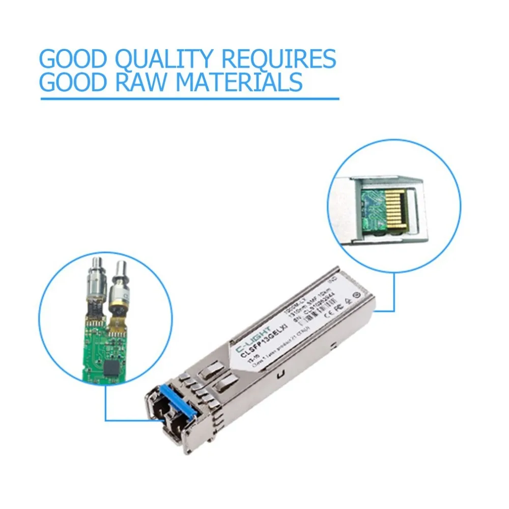 C light glc lh smd 1 25 Гбит/с sfp lc разъем оптический модульный SFP приемопередатчик с DDM для