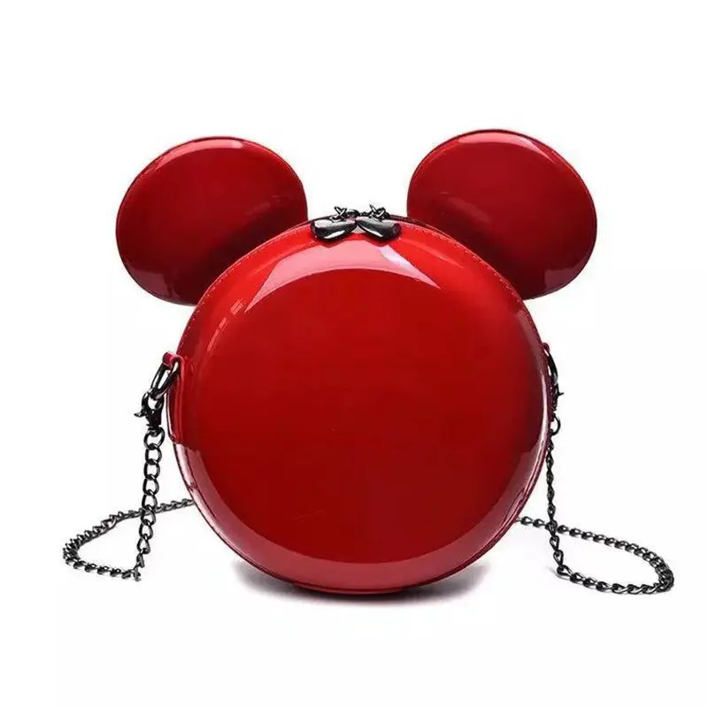 

Hot New Fashion Design Women Mickey Shaped Bag Cute Funny Women Evening Bag Clutch Purse Chain Shoulder Bag for Birthday Gift