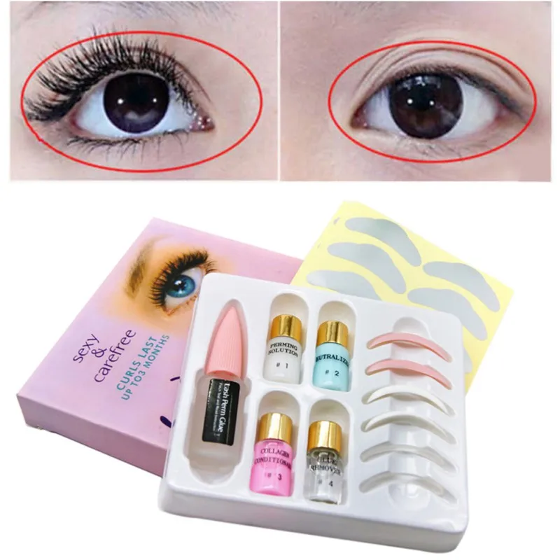 

Mini Eyelash Perming Kit Lashes Lifting Extension Set Eyelash Wave Lotion Permanent Makeup Eyelash Curling