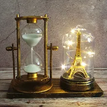 Креативное восстановление старинная башня песочные часы таймер предметы мебели безделушки мальчики девочки Ремесла Подарки Песочные часы Таймер украшения