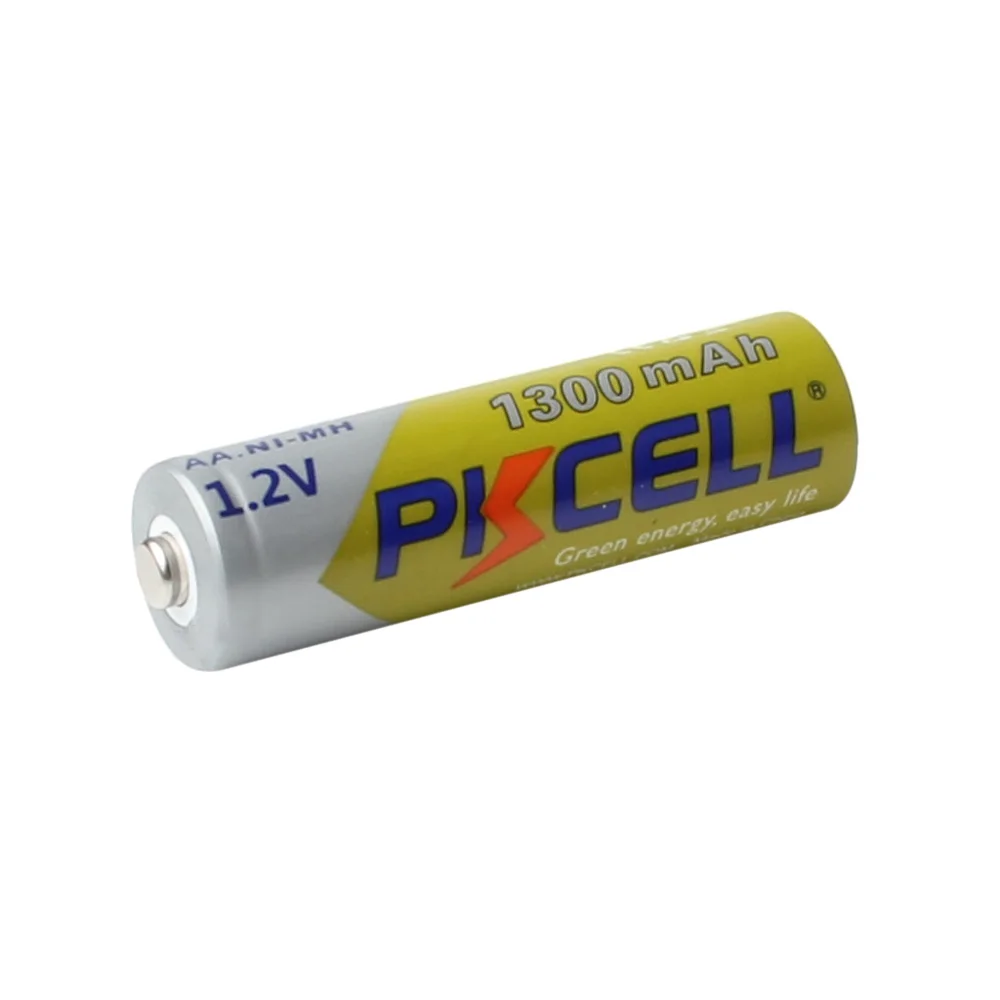 6 шт PKCELL AA NiMH аккумуляторная батарея 1300mAh 1,2 V Ni-MH 2A аккумулятор батареи для фонарей