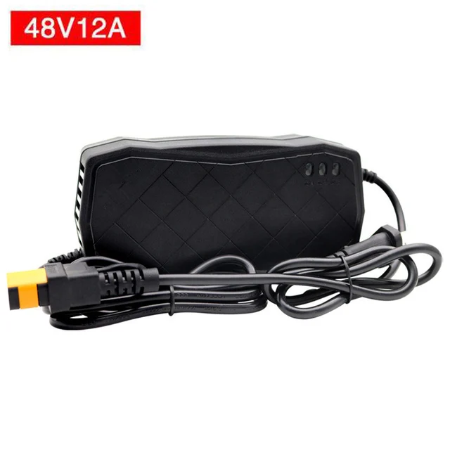 US $12.86 48V 12AH Smart Charger DC59V 2A For Electric Bicycle Scooter Motorcycle Dry Wet Lead Acid Battery G