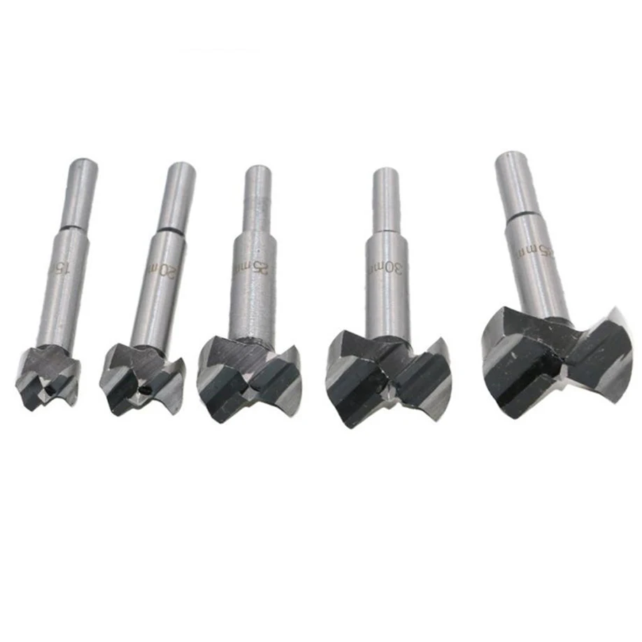 

15/20/25/30/35mm Wood Wood Boring Hole Saw Cutter Tool Craft for in woodworking Hand Set Parts 5pcs For Drilling Bit Set