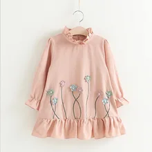 Новая одежда для девочек с изображением маленькой пчелки, платье, милое платье принцессы, детская одежда с аппликацией, платье для девочек