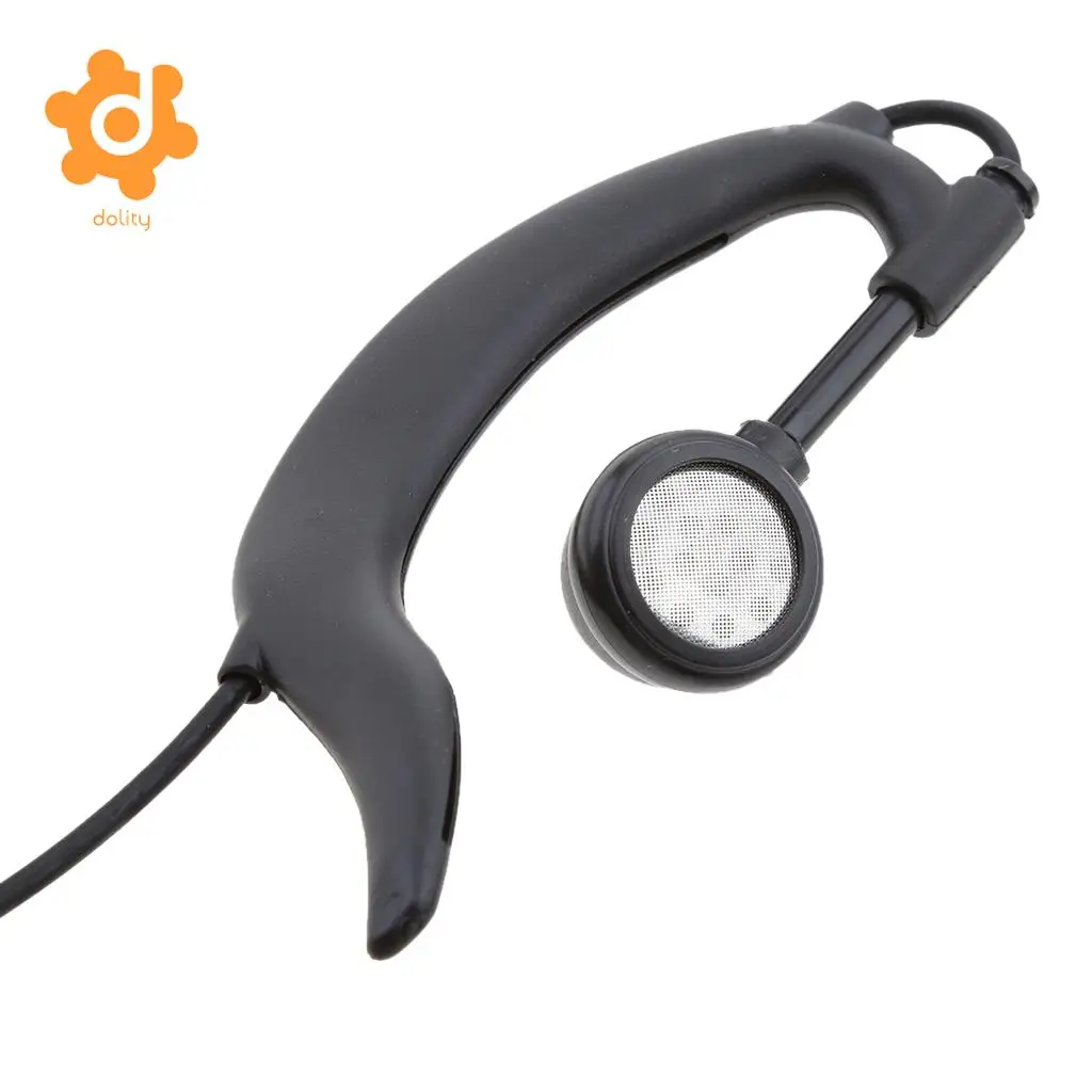 2.5MM 1-Pin Plug G Shape Clip-Ear Earpiece Headset Mic for Motorola Talkabout 2 Two Way Radio Walkie Talkie 1-pin