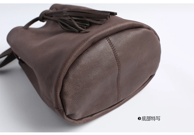 Vendange Новая мода Eoupean и американский стиль натуральная кожа ручной работы маленькое ведро bag8857S