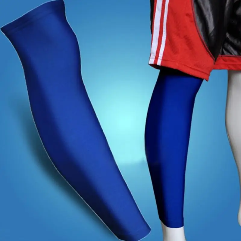 Новые Фитнес Мужчины Женщины Спорт Футбол Баскетбол Бег Велоспорт ноги защитные леггинсы компрессионный наколенник защита для голени