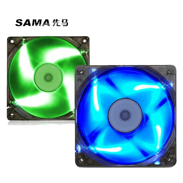 QDIY 120mm Computer Case Super Stilte Ventilator met LED Verlichting ... QDIY 120mm Computer Case Super Stilte Ventilator met LED Verlichting ...