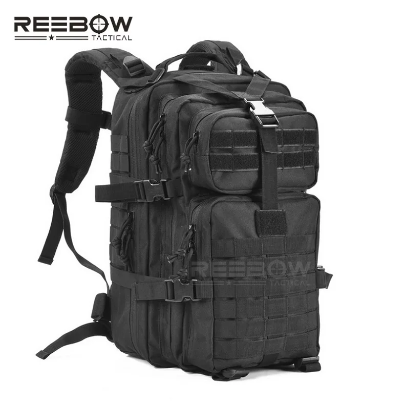 Военный Тактический штурмовой рюкзак, армейский Молл, водонепроницаемая сумка, маленький рюкзак для активного отдыха, походов, кемпинга, охоты - Цвет: 01 bag Black