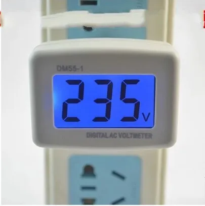 

Plug typeLCD digital ac voltmeter household 220 v voltage real-time online measurement