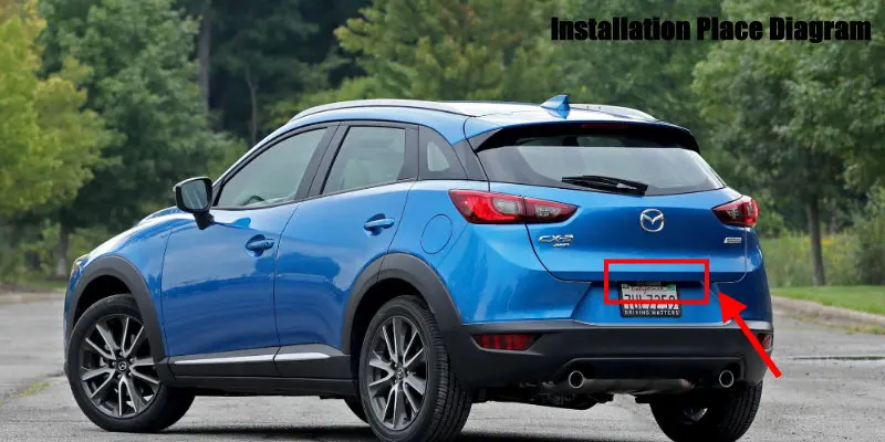 Liislee Car Back Up Parking Camera For Mazda CX-3 CX3 2016~2018  Reverse Rear View Camera  Reverse Hole CAM  Night Vision Installation