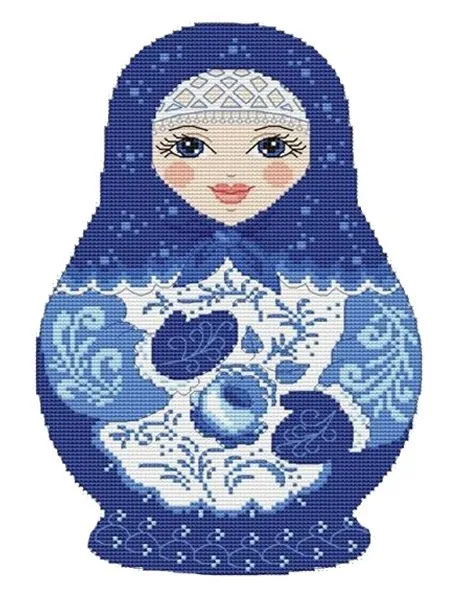 AZQSD Алмазная вышивка крестиком мультяшная Алмазная вышитая кукла Русская 5D DIY Алмазная мозаика полный квадратный подарок домашний декор - Цвет: 1479