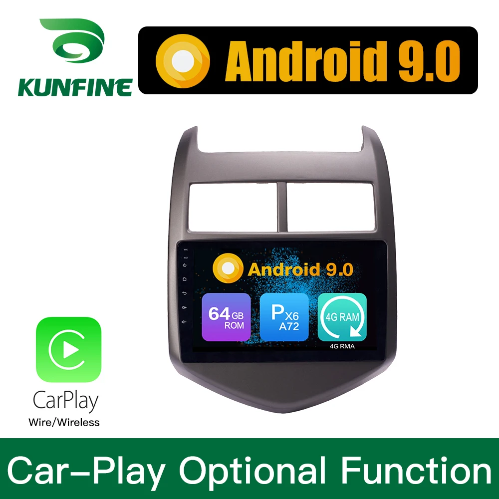 

Android 9.0 Ram 4G Rom 64G PX6 Cortex A72 Car DVD GPS Multimedia Player Car Stereo For Chevrolet AVEO 2011-2013 Radio Headunit