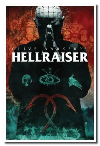 Hellraiser Classic Horror Movie Retro Style Silk Poster Art